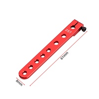 Bras de direction en alliage d'aluminium 25T, 6g, noir/rouge/jaune, pour voitures RC 1/8 1/10, Buggies Boys XJL modèle C136