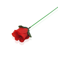 Changement de feu en Rose Torch to Flower stage magic Valentine's gift Easy To Do Magic trick props pour magicien
