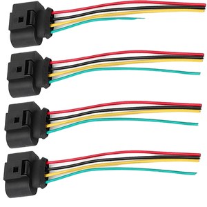 4-Pack ABS Kupfer 5P Zündspulen modul Stecker Ersatz für <span class=keywords><strong>VW</strong></span> Passat Audi A4 1.8T-4.2L 12V 50A IP67 - Product Image 2