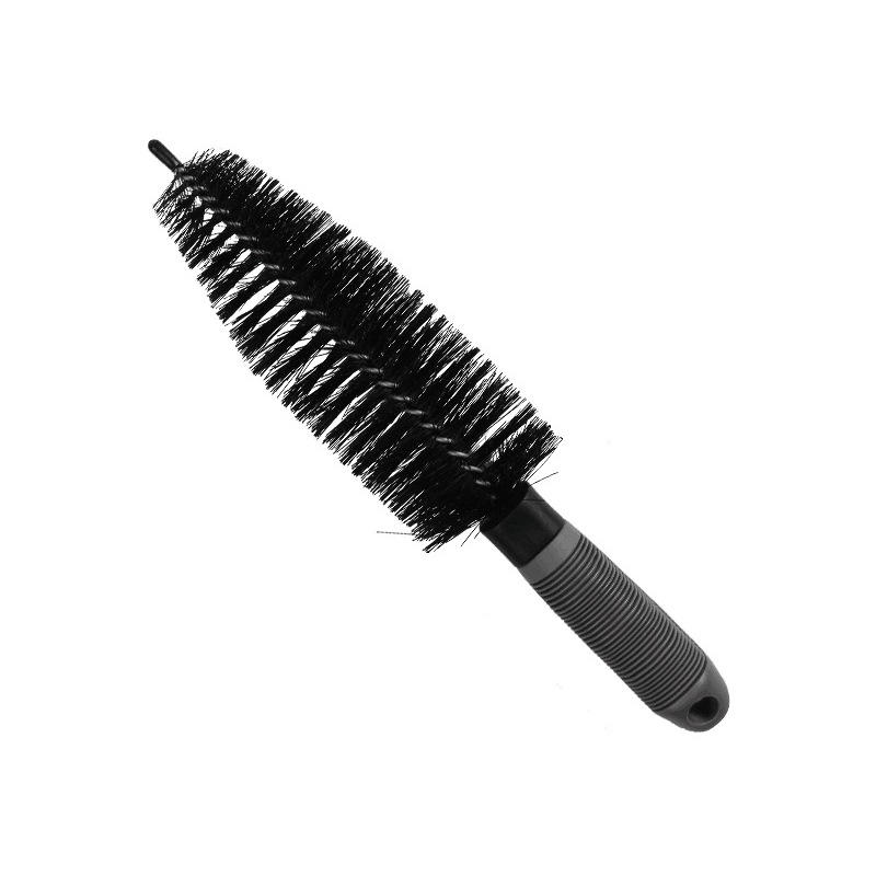 Black cone tire brush