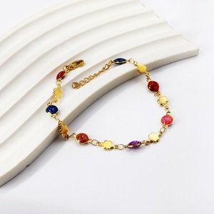 Italian Charm Fashion Jewelry Colour Mixture Bracelet Bangle 18K <b>Gold</b> Stainless Steel Bracelet <b>Woman</b> - Product Image 3