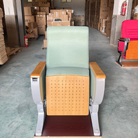 Fauteuils de théâtre modernes pliables en aluminium pour la vente en gros, sièges d'auditorium, d'église, de théâtre, fauteuils de cinéma maison, canapé en acrylique
