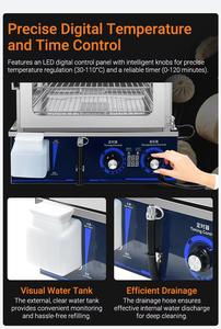 Multi-layer Glass Display Steamer Cabinet Electric Commercial Steamed Bun Warmer for Dumpling Bun - Product Image 5