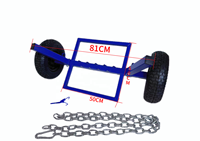 Log-Skidding-Arch-for-ATV-1000lbs-Capacity VTT -- Porte-bûche-Chariot-Ferme-Remorquage-Derrière-Commercial-pour-Bois-Transport Outils de bûches