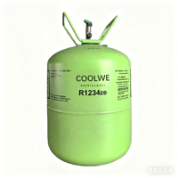 Gaz réfrigérant COOLWE R1234ze Pureté 99,9% A2L GWP ultra-bas Écologique pour système de refroidissement Certifié DOT CE Prix