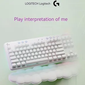 Para <span class=keywords><strong>Logitech</strong></span> G715 Aurora Teclado mecánico inalámbrico de 87 teclas Nuevo teclado ergonómico de tres modos con retroiluminación RGB para deportes electrónicos de escritorio - Product Image 2
