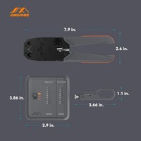 Kit d'outils réseau JM-GTW5N Pince à dénuder et testeur de câble RJ45 Ensemble d'outils avec connecteur de câble inclus