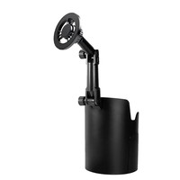 Support magnétique pour téléphone et tablette, réglable en hauteur, flexible, télescopique, rotation à 360 degrés, pour porte-gobelet de voiture