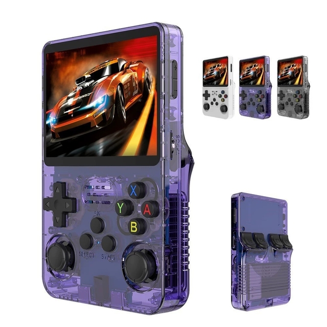 R36S Retro Handheld 3.5 Inch 720*1280 HD Screen Aroks 2.0 Game Console Linux Source Machine
