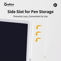 Tablette d'écriture électronique rechargeable LCD pour enfants, bloc-notes à dessin coloré, avec verrouillage d'écran et fonction anti-effacement pour la maison