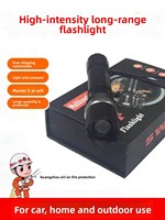 Lampe torche spéciale à lumière puissante, résistante aux tremblements de terre, pour chambre d'hôtel, lampe de recherche rechargeable haute puissance d'urgence