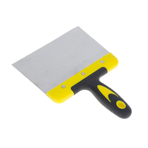 Chất Lượng Tốt Cao Su Xử Lý Dụng Cụ Cầm Tay Thép Không Gỉ Putty Dao <span class=keywords><strong>Scraper</strong></span> Với Hai Màu Sắc Xử Lý - Product Image 3