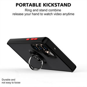 Coque de Téléphone Magnétique Mate avec Béquille pour <span class=keywords><strong>Samsung</strong></span> <span class=keywords><strong>Galaxy</strong></span> S24 S25 Ultra et Support Anneau, Étui Arrière pour Redmi 13 14c - Product Image 4