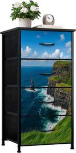 Irlande falaises commode 4 tiroirs Moher paysage stockage organisateur salon chambre décor à la maison en Stock - Product Image 2