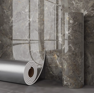 Vente en gros de <span class=keywords><strong>dalles</strong></span> de porcelaine en marbre carreaux de mur en pierre frittée polie pour villa papier peint en marbre autocollant pour chambre à coucher - Product Image 5