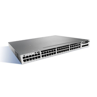 WS-C3850-48F-E 3850 Switch de 48 Puertos con Servicios IP PoE Completos, SNMP, QoS y Apilable