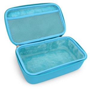 Étui de voyage compact pour inhalateur d'asthme, entretoise et masque organisateur de coque rigide en EVA pour accessoires, étui à fermeture éclair uniquement - Product Image 3