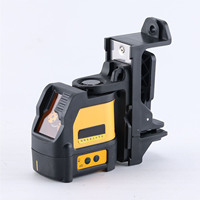 Niveau laser portable OEM 2 lignes, auto-nivelant, réglable, multifonctionnel, à lignes croisées, batterie lithium 12V