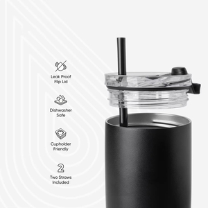Gobelet isotherme en acier inoxydable, gobelet de voyage, compatible lave-vaisselle, couvercle anti-fuite, garde au chaud et au froid pour le café, le thé, mug personnalisé, cadeau - Product Image 3