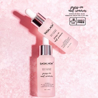 SAGALAGA 30ML Dissolvant de colle à ongles sans acétone, formule liquide organique pour enlever les adhésifs forts, ne dommage pas les faux ongles