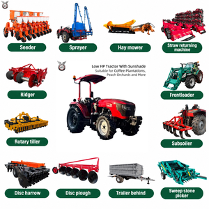 Utilisation de tracteurs de cabine pour le travail du sol et l'entretien dans les vergers de prunes. Tracteur TB à châssis étroit pour une pulvérisation efficace - Product Image 1