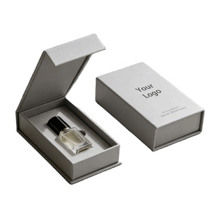 Custom Eco-friendly UV Printed Rigid <b>Magnetic</b> Closure Perfume Gift <b>Box</b> with Sponge Lining and Matt Lamination for High-End Use - Product Image 1
