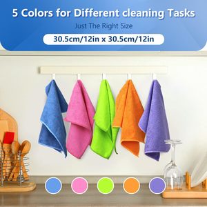 Paños de Limpieza de Microfibra Personalizados, 80 Piezas, Toallas de Cocina Lavables para Platos, Toallas Antibacterianas de Microfibra Reutilizables - Product Image 4