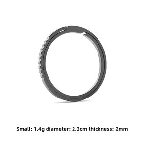 Outdoor Titanium Alloy Belt Buckle Portable Titanium Alloy Waistband Buckle Men's Titanium Alloy Belt Clip OEM - Product Image 6