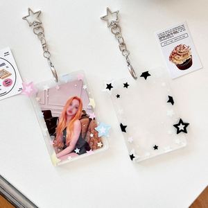 Nuevo Llavero Minimalista con Marco en Forma de Estrella 2026, Porta Tarjetas de Fotos Acrílico Kpop - Product Image 3