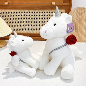 Peluche <span class=keywords><strong>de</strong></span> Unicornio Hecho a Mano, Unisex, Personalizable, Suave, con Peso, <span class=keywords><strong>para</strong></span> Niños, <span class=keywords><strong>Regalo</strong></span> <span class=keywords><strong>de</strong></span> Cumpleaños, <span class=keywords><strong>para</strong></span> Novio - Product Image 3