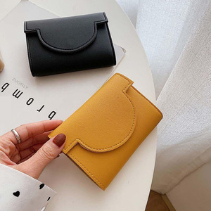 Cross-border long folding wallet, PU leather, women's ticket <b>holder</b>, money clip, mini ID card <b>holder</b>, tri-fold coin purse. - Product Image 1