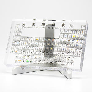 Tabla periódica de los elementos de acrílico, decoración de escritorio para la escuela, regalos de química y coleccionables DIY - Product Image 4