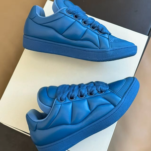 <b>Top</b> Designer Lace-Up Sneakers 2026 Genuine Leather Anti Slip Shock Resistant All Seasons Comfortable Men's Women's <b>Walking</b> Shoes - Product Image 1