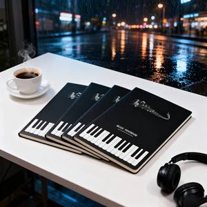 Chuyên Nghiệp 16K Năm Dòng Máy Tính Xách Tay A4 Kích Thước Bìa Cứng Cuốn Sách Tập Thể Dục Cho Sinh Viên In Đàn Piano Âm Nhạc Trường Chủ Đề May - Product Image 3