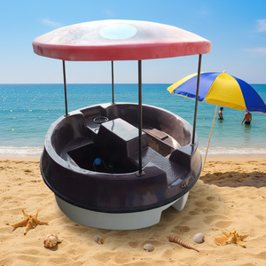 Nouveau design de <span class=keywords><strong>pédalo</strong></span> rond en fibre de verre avec couleur personnalisable, capacité de 5 personnes pour les lacs et les rivières - <span class=keywords><strong>Prix</strong></span> d'usine - Product Image 3