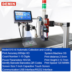 เครื่องพิมพ์อัตโนมัติออนไลน์ S10 เครื่องพิมพ์อิงค์เ<span class=keywords><strong>จ</strong></span>็ทสำหรับพิมพ์วันที่หมดอายุ โลโก้ ข้อความ ลวดลาย บนกล่อง บรรจุภัณฑ์ ถุงผ้า - Product Image 4