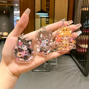 Make Your Own Design Printed Custom Key Chain Acrylic Charms Keychain Custom Size Charm Keychain Glitter Epoxy Acrylic Plastic