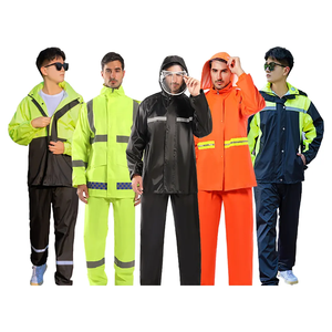 Traje Impermeable de Lluvia para <span class=keywords><strong>Hombre</strong></span>, Personalizado, Resistente, de Tela Oxford, Chaqueta y Pantalones, para Adultos, para Moto y Bicicleta - Product Image 6