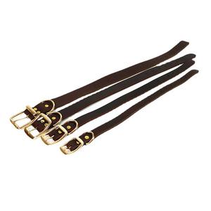 Leder-Hundehalsband, extra strapazierfähig, Metall, für Welpen und Haustiere - Product Image 5