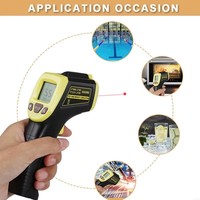 E74E termometer inframerah tanpa kontak, pengukur suhu pistol titik IR GM320 praktis GM320S -50 ~ 600 ℃ / -58 ~ 1112 ℉