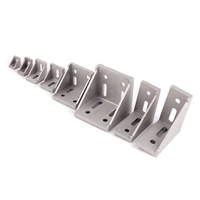 Angle réglable Mount Flat Corner Metal Heavy Duty Hardware 45 degrés 90 degrés 135 degrés Supports d'angle en gros