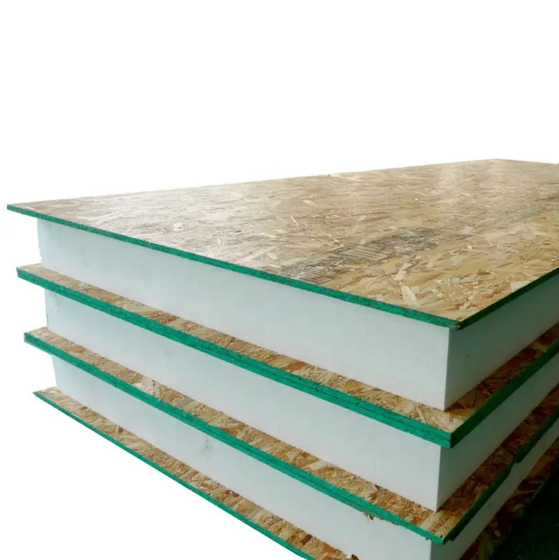 Джамбо 7320 мм высокопроизводительный изолированный зеленый материал OSB обрамление Eps структурная Изолированная панель Sips крыша стеновая сэндвич-панель