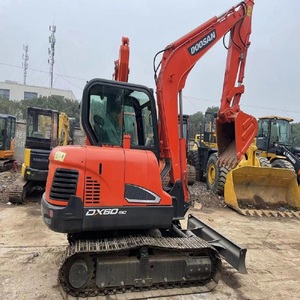Doosan รถขุดตีนตะขาบมือสอง DX60 2024ใหม่6ตันตลับลูกปืนสำหรับการก่อสร้าง - Product Image 1