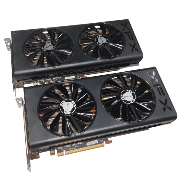 Second Hand Tested Working Well Used RX 6600XT 8GB Graphics Card for Gaming Desktop GPU PCI Express Interface Fan Cooler