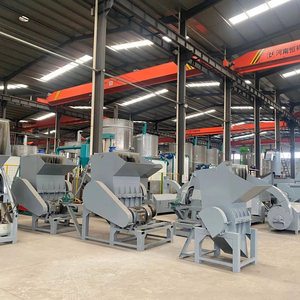 Nhựa tự động tái chế máy PE PP Pet HDPE nhãn separator Remover có tính năng hộp số lõi chai nhãn Loại bỏ máy - Product Image 1