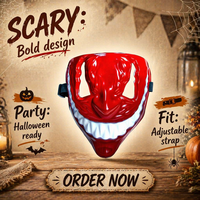 Masque de fête amusant pour adultes, en plastique, à motif personnalisé, pour Halloween, anniversaire, remise de diplôme, utilisation en intérieur, tendance