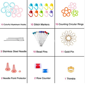 Wholesale <strong>Sewing</strong> <strong>Kit</strong> Crochet Hook Set Knitting Needles for <strong>Kids</strong> - Product Image 3