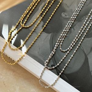 Collier à franges en argent pur S925 pour femmes, design élégant et polyvalent avec des perles - Product Image 4