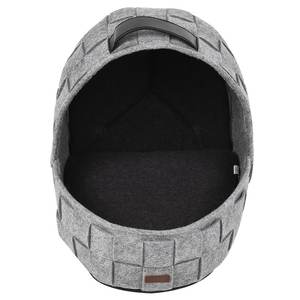 Eco-friendly Foldable Cat Bed & <b>Dog</b> <b>House</b> Cartoon Cat Face Design Removable & Washable Polyester Fill Pet Nest Bag - Product Image 6