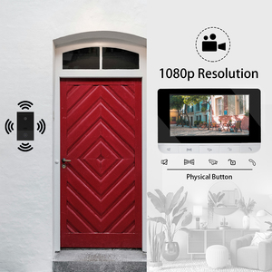 Di động 2 dây âm thanh liên lạc điểm đến điểm chuyển trong nhà đơn vị cửa điện thoại 2 cách âm thanh video Cửa Điện thoại interfone chuông cửa - Product Image 5